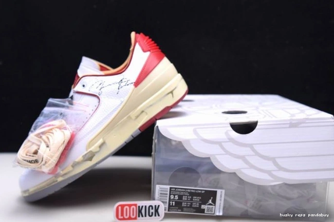 Cheap Husky Off-White Retro White Red Low 2 SP DJ4375-106 Jordan 0824